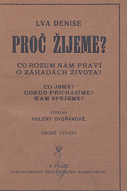 Proč žijeme?