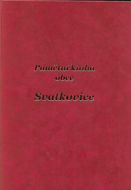 Pamětní kniha obce Svatkovice