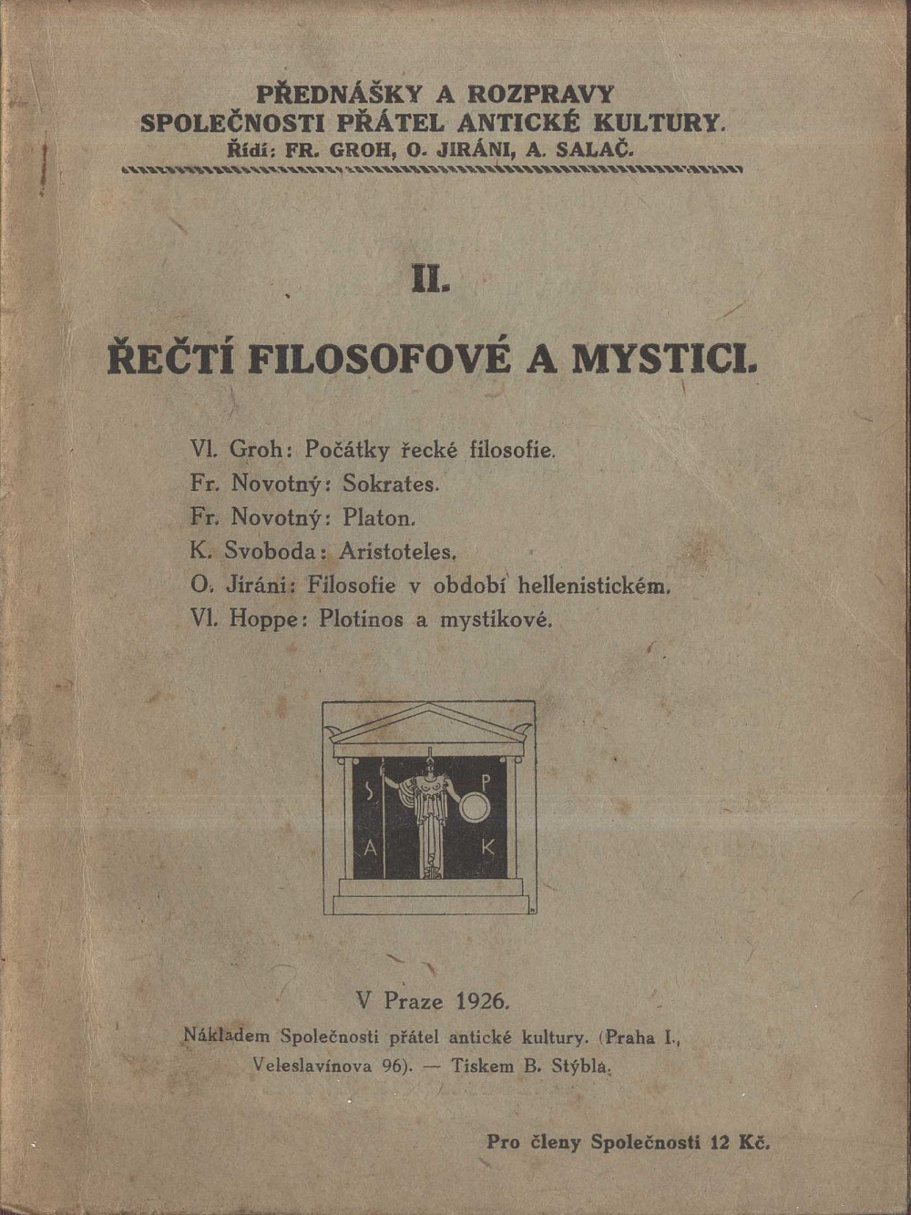 Řečtí filosofové a mystici