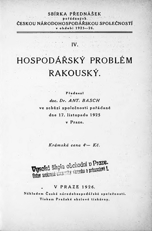 Hospodářský problém rakouský