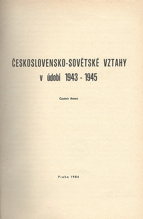 Československo-sovětské vztahy v údobí 1943-1945