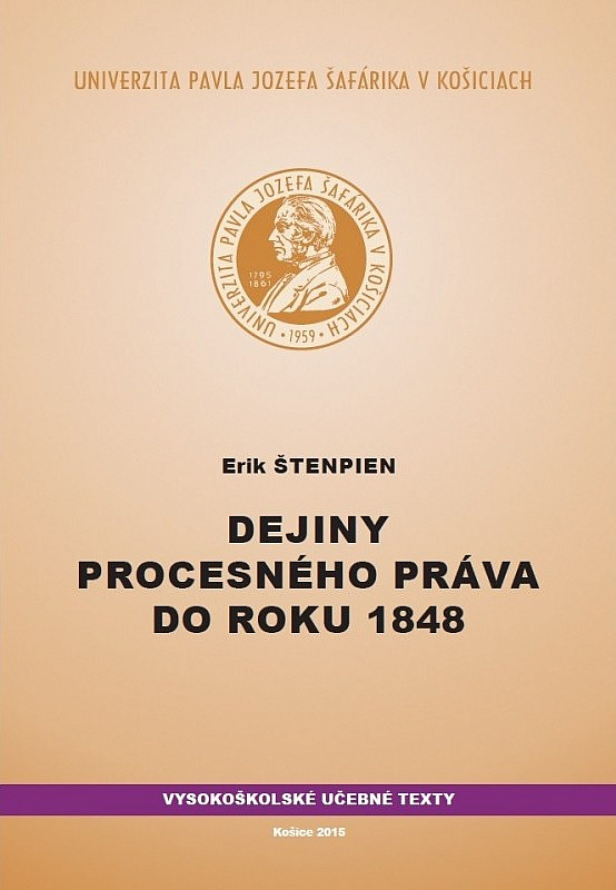 Dejiny procesného práva do roku 1848