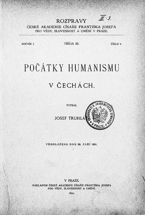 Počátky humanismu v Čechách