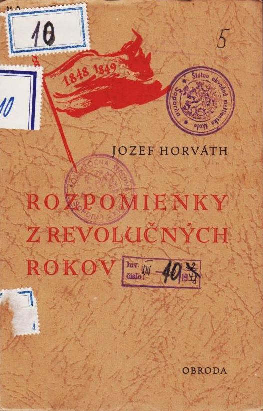 Rozpomienky z revolučných rokov 1848-1849