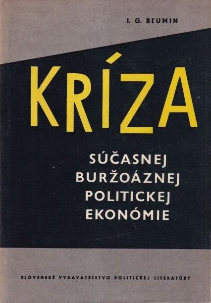 Kríza súčasnej buržoáznej politickej ekonómie