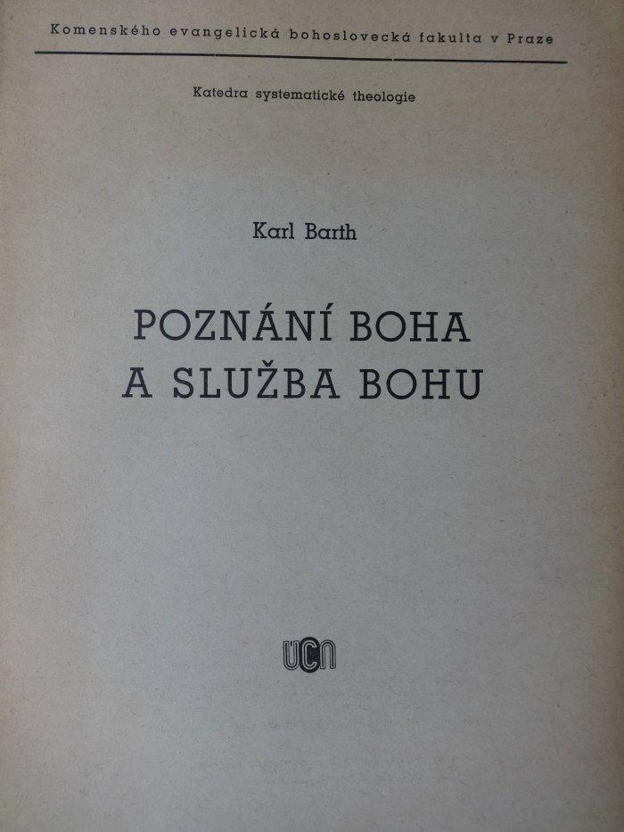 Poznání Boha a služba Bohu podle učení reformace