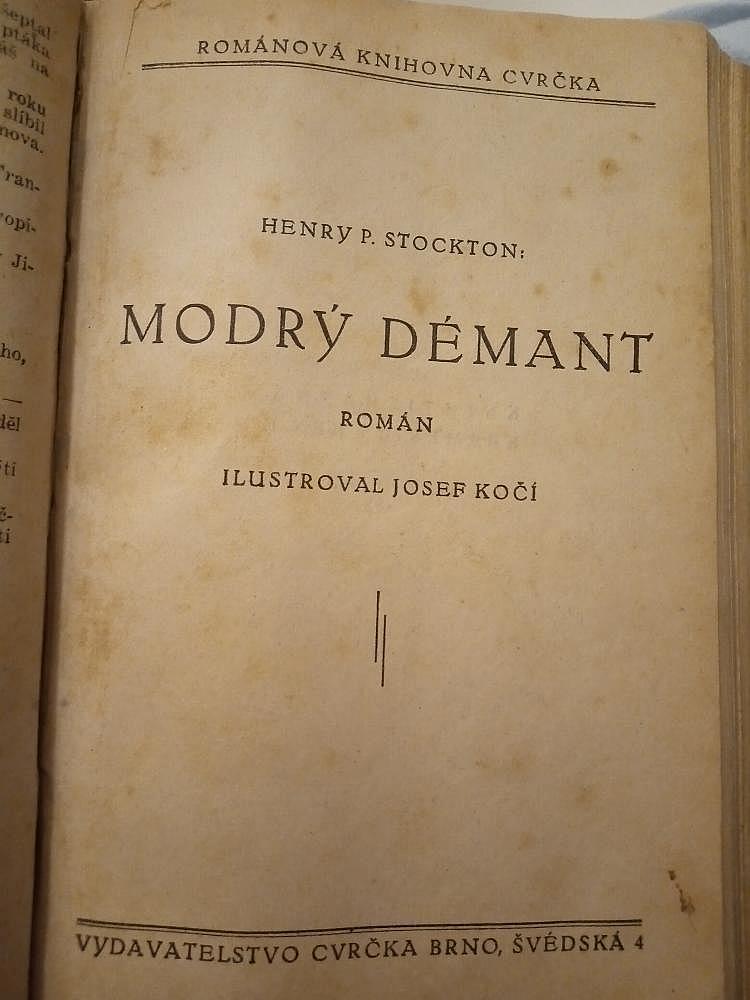 Modrý démant