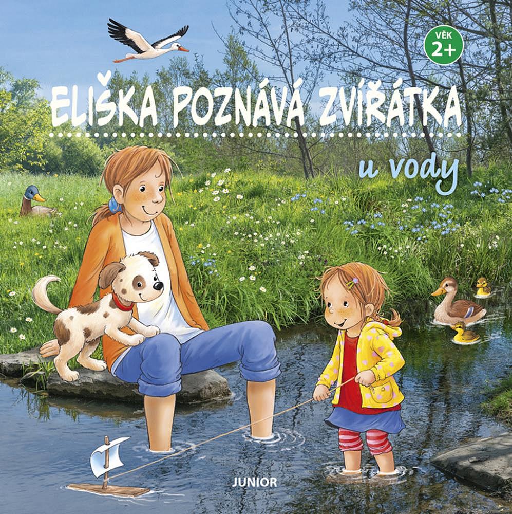 Eliška poznává zvířátka u vody