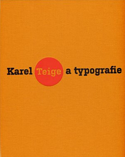 Karel Teige a typografie