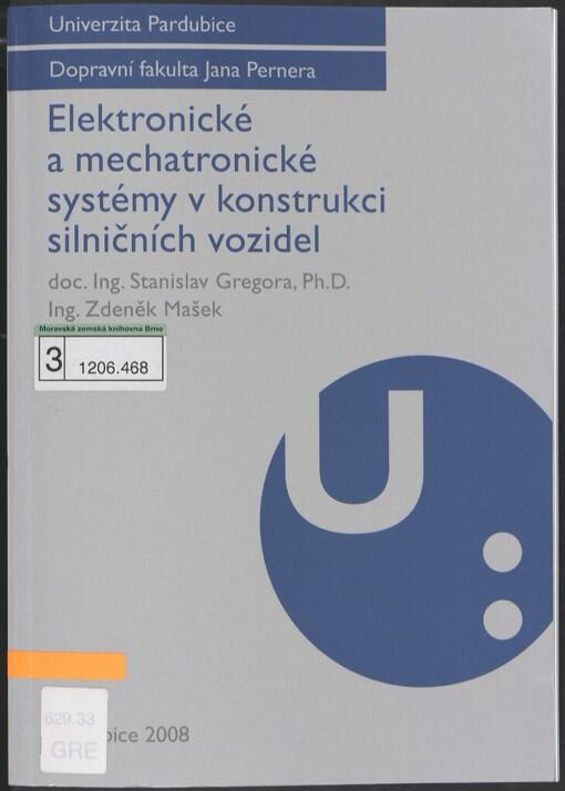 Elektronické a mechatronické systémy v konstrukci silničních vozidel