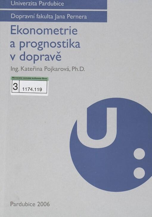 Ekonometrie a prognostika v dopravě