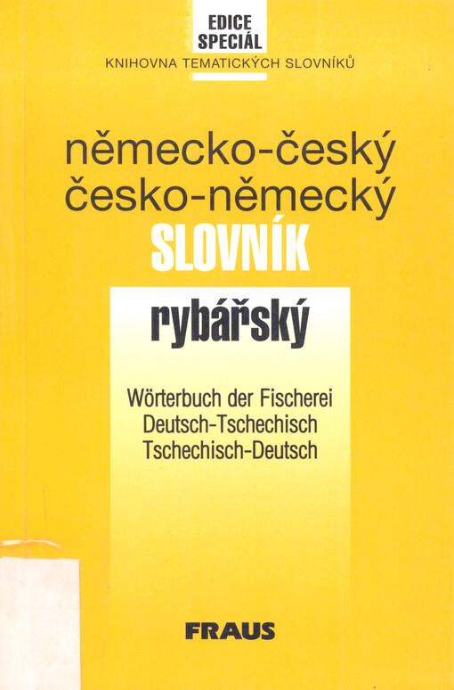 Německo-český a česko-německý slovník rybářský