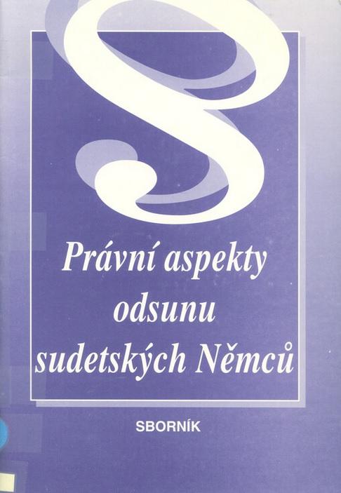 Právní aspekty odsunu sudetských Němců