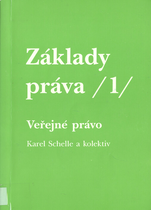 Základy práva 1: Veřejné právo