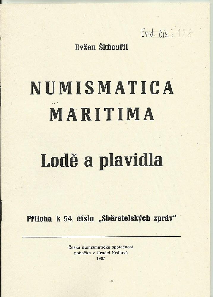 Numismatica Maritima: Lodě a plavidla