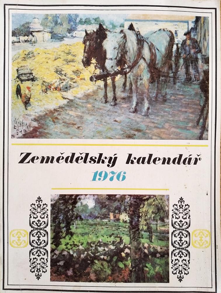 Zemědělský kalendář 1976