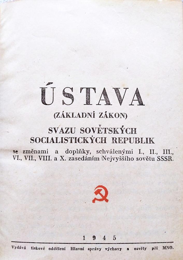 Ústava (základní zákon) Svazu sovětských socialistických republik