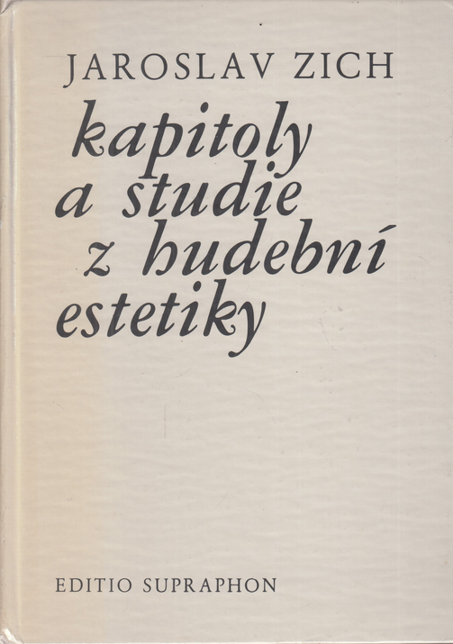 Kapitoly a studie z hudební estetiky