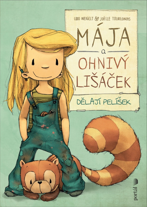 Mája a ohnivý lišáček dělají pelíšek