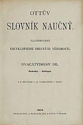 Ottův slovník naučný. Díl 22, Rozkošný–Schloppe