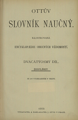 Ottův slovník naučný. Díl 28, Doplňky