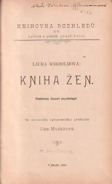 Kniha žen: Podobizny časové psychologie