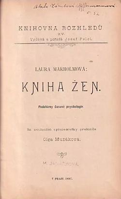 Kniha žen: Podobizny časové psychologie