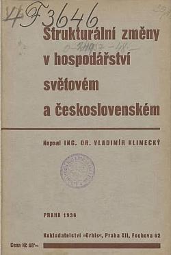 Strukturální změny v hospodářství světovém a československém