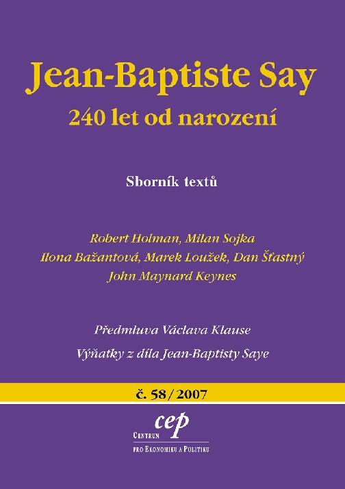 Jean-Baptiste Say: 240 let od narození