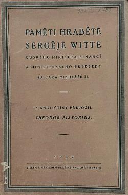 Paměti hraběte Sergěje Witte, ruského ministra financí a ministerského předsedy za cara Mikuláše II.