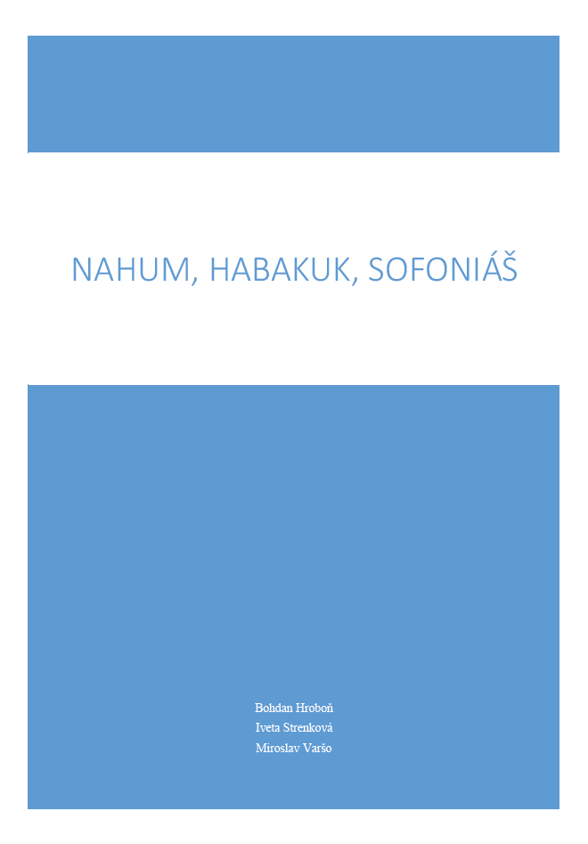 Nahum, Habakuk, Sofoniáš