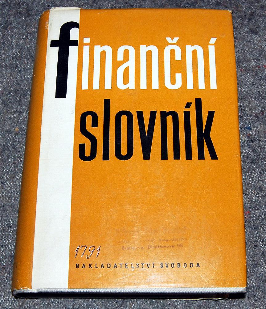 Finanční slovník