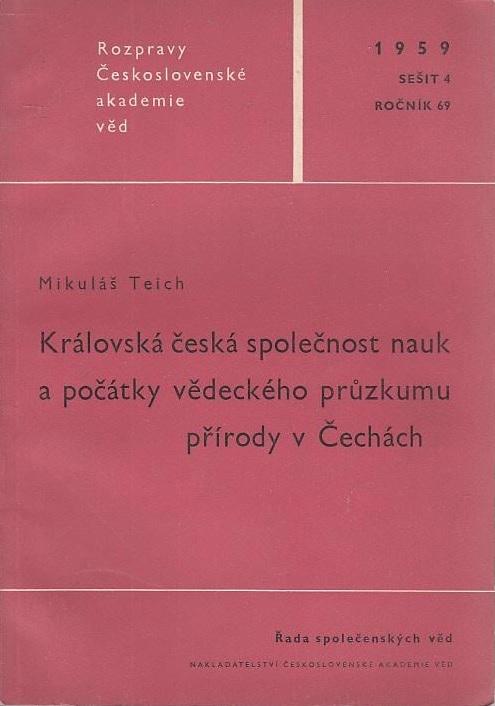 Královská česká společnost nauk a počátky vědeckého průzkumu přírody v Čechách