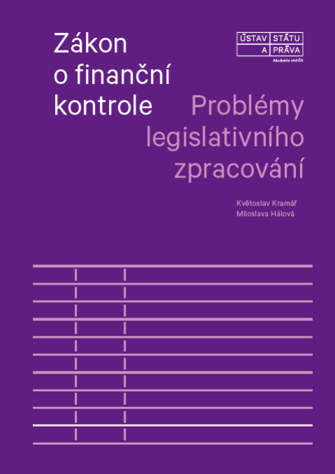 Zákon o finanční kontrole: Problémy legislativního zpracování