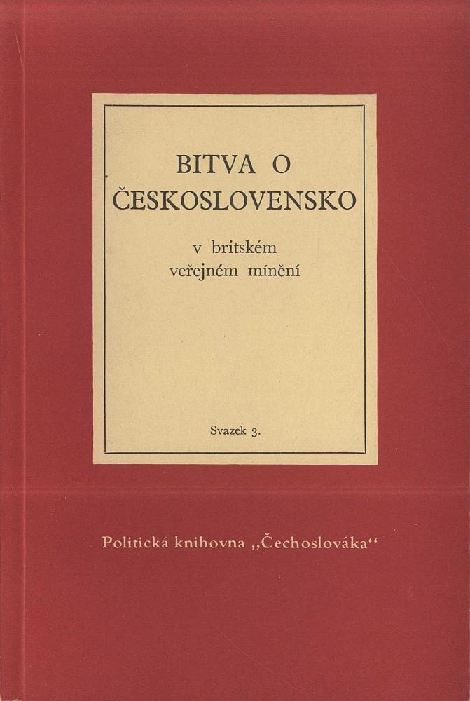 Bitva o Československo v britském veřejném mínění