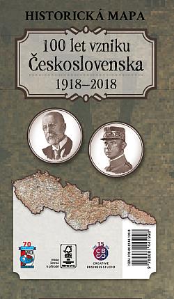 Historická mapa 100 let vzniku Československa 1918–2018