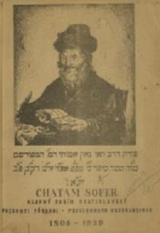 Chatam Sofer - hlavný rabín bratislavský: 1806–1839