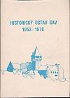 Historický ústav SAV 1953-1978: Dvadsaťpäť rokov činnosti