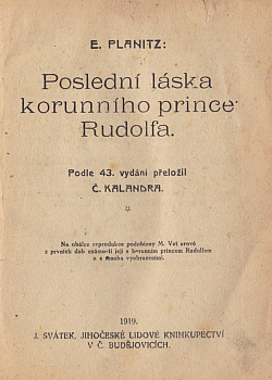 Poslední láska korunního prince Rudolfa