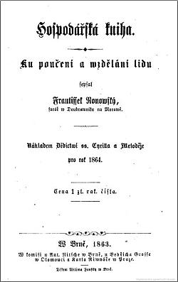 Hospodářská kniha ku poučení a vzdělání lidu