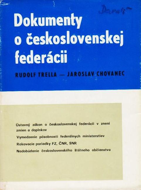 Dokumenty o československej federácii