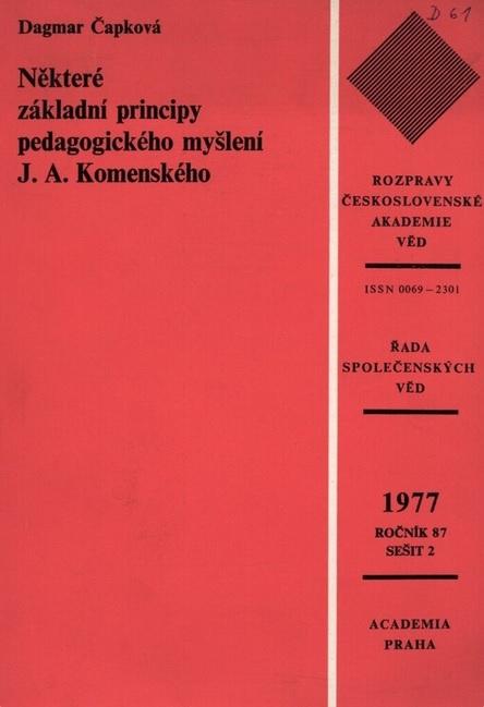 Některé základní principy pedagogického myšlení J. A. Komenského