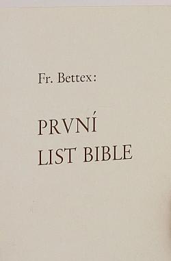 První list Bible