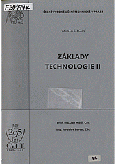 Základy technologie II