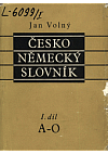 Česko-německý slovník - 1. díl - A-O