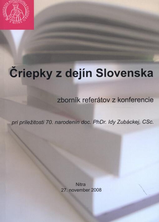 Čriepky z dejín Slovenska