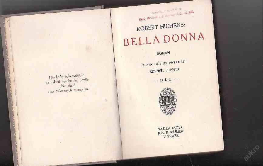 Bella Donna II. díl