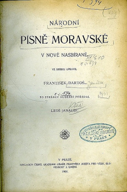 Národností písně moravské vnově nasbírané